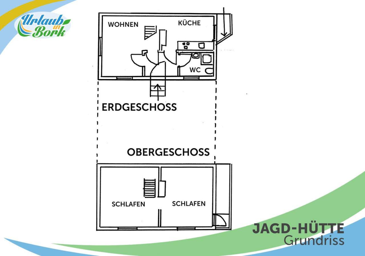 Jagd-Angler-Holzhaus-Im-Wald-Am-See Villa Kyritz Eksteriør bilde