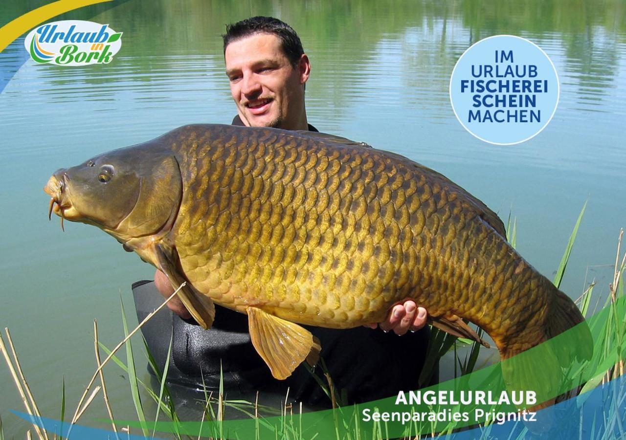 Jagd-Angler-Holzhaus-Im-Wald-Am-See Villa Kyritz Eksteriør bilde